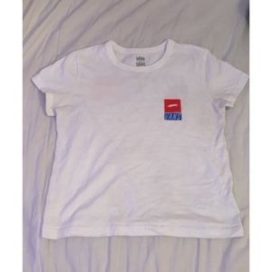 Vans white tee